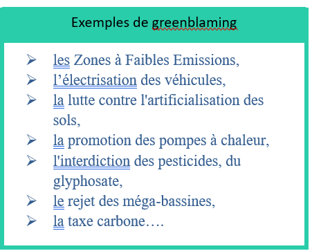 Greenblaming-texte