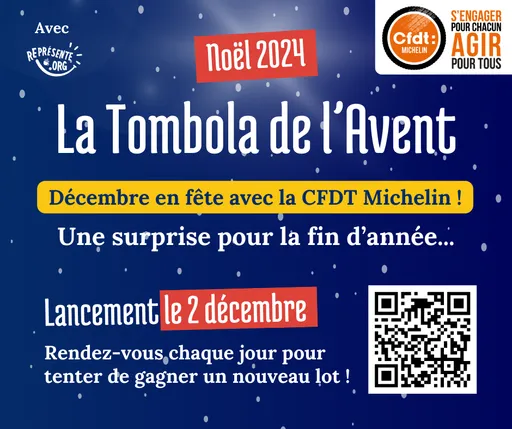 La tombola de l’Avent est ouverte !