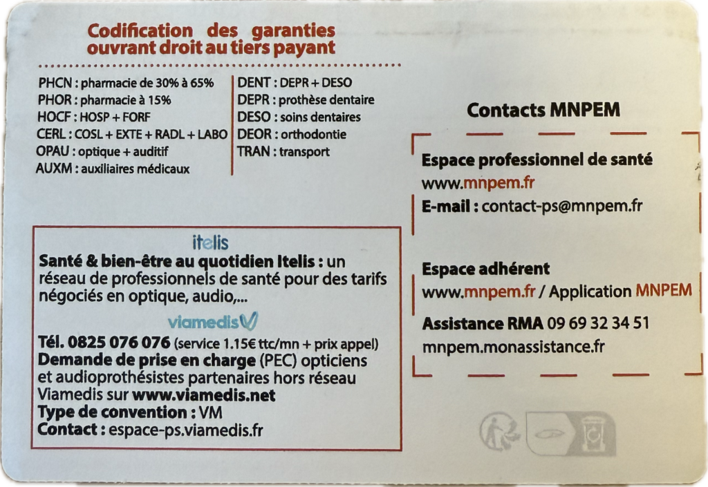 carte mutuelle